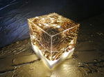 Resin Cube | Night Light Cube - Pine Cones